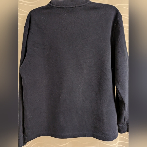 Polo Ralph Lauren Navy 1/4 Zip-Up Sweater - Picture 8 of 9
